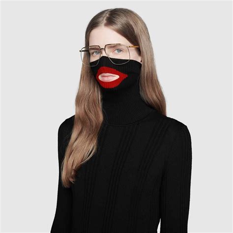 balaclava knit top by gucci|gucci sweater discontinued.